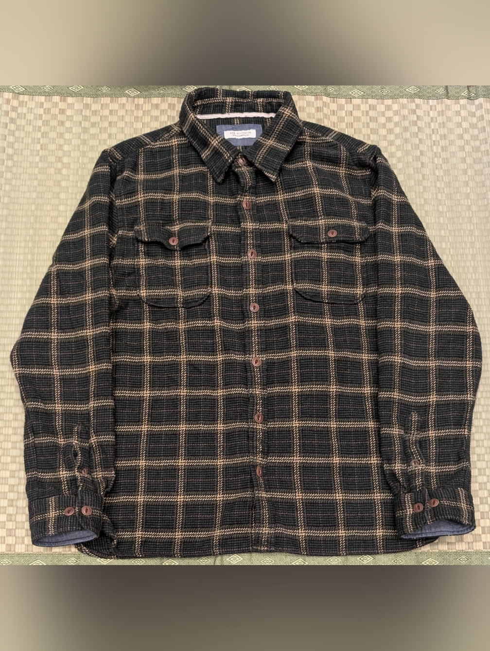 Ace Rivington Winter Flannel Utility Shirt Forest Hound Men's Size Xl